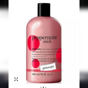 Philosophy Peppermint Stick Hydrating Shower Gel 16oz / 480ml  NEW
